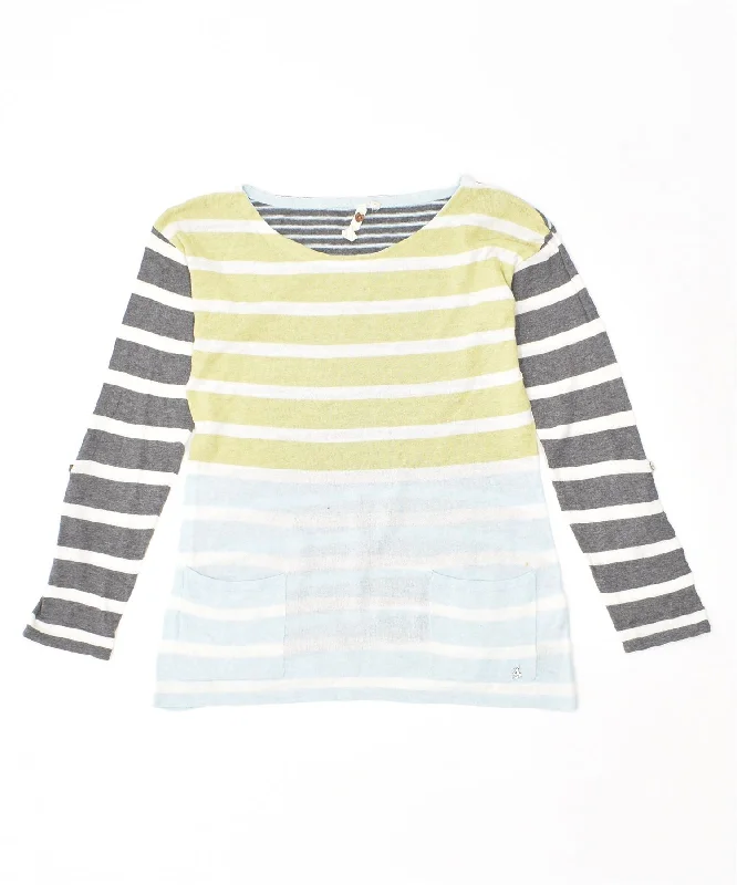 Deal of the Week WHITE STUFF Womens Crew Neck Jumper Sweater UK 8 Small Multicoloured