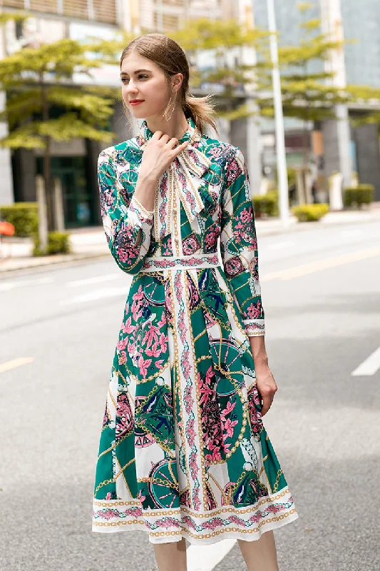 Major Savings SCANDINAVIA-Fit and Flare Dress