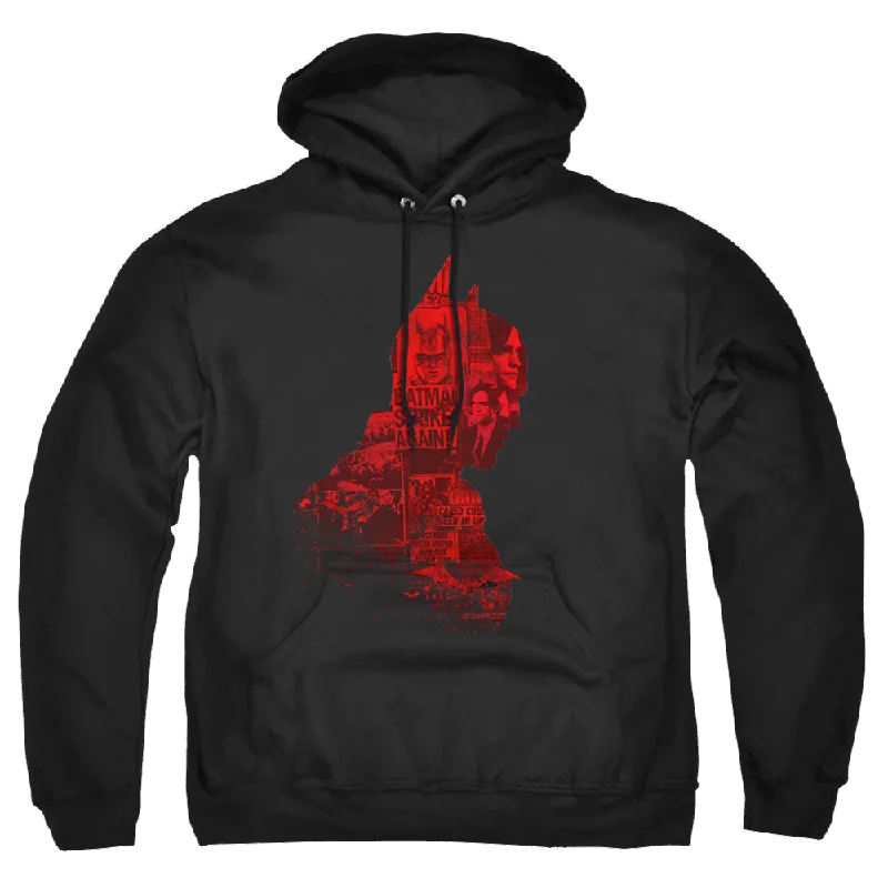 fashion hooded jacketThe Batman (2022) News Silhouette - Pullover Hoodie