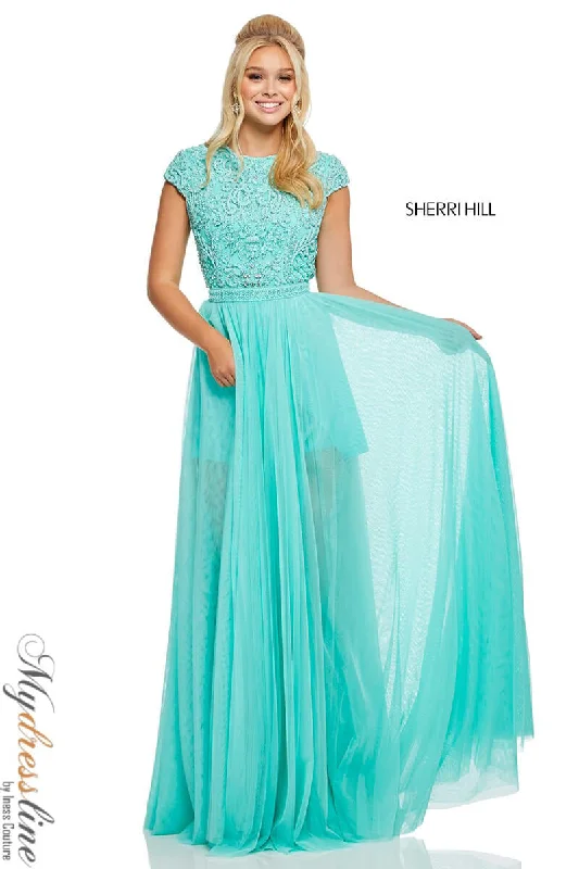 flowy maxi dressSherri Hill 52801