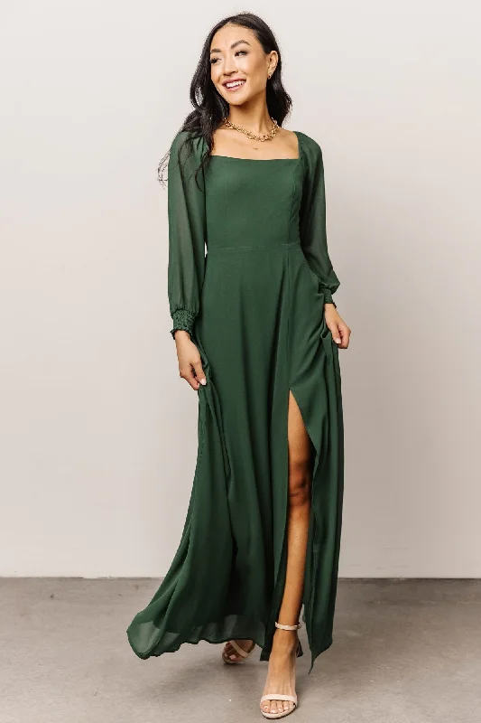 trendy dressGiselle Maxi Dress | Evergreen