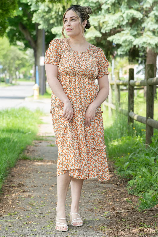 Inventory Reduction The McCall in Orange Daisy (FINAL SALE)