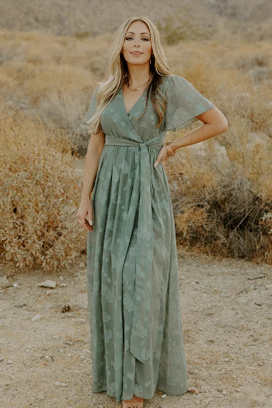 lace-up dressFaye Maxi Dress | Eucalyptus