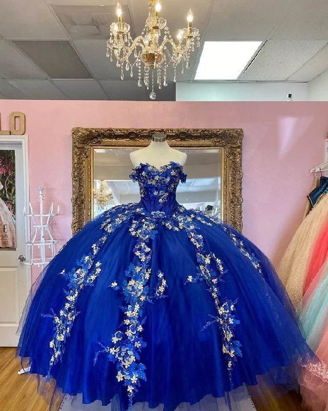 New Arrival A-Line/Princess Tulle ball gown Floor-Length prom dress,DS4616