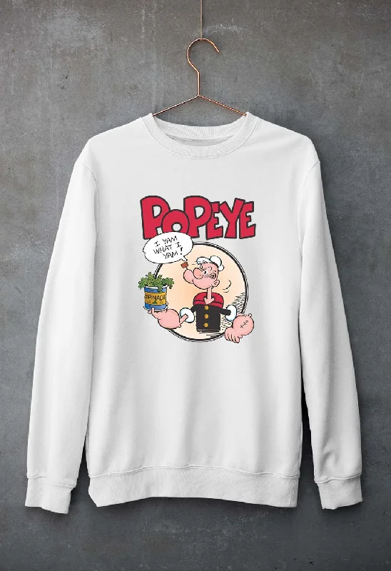 sleek workout sweatshirtPopeye Unisex Sweatshirt for Men/Women