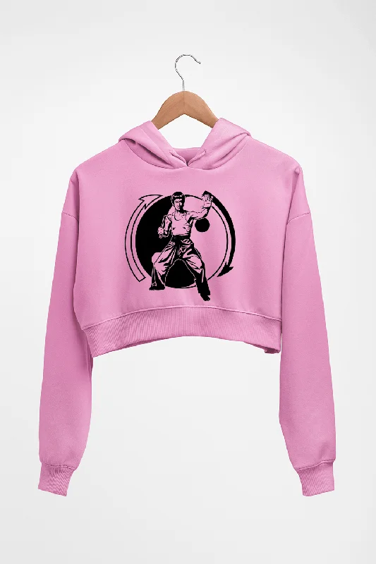 lightweight hooded sweatshirtBruce Lee Crop HOODIE FOR WOMEN