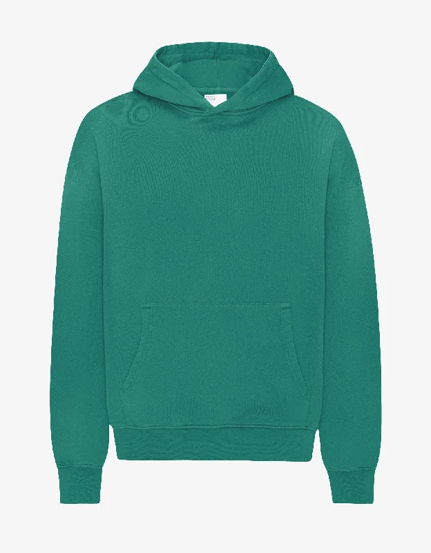 Season Finale Sale Organic Oversized Hood - Pine Green