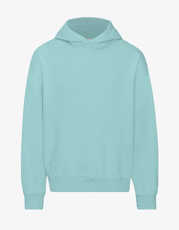 Price Drop Organic Oversized Hood - Teal Blue