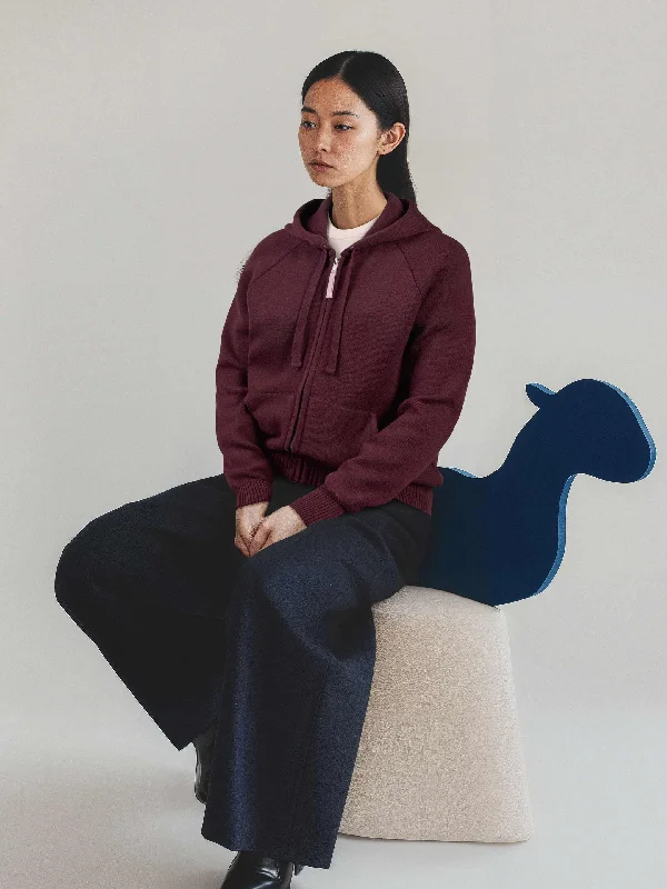 Incredible Offers The Zip Hoodie 2.0 - Konini Burgundy