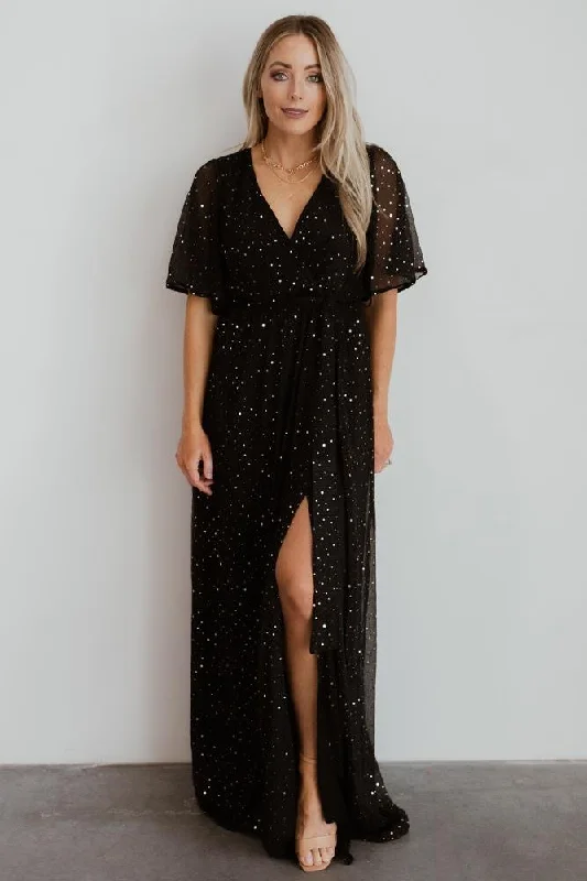 Extra Savings Grace Sparkle Gown | Black