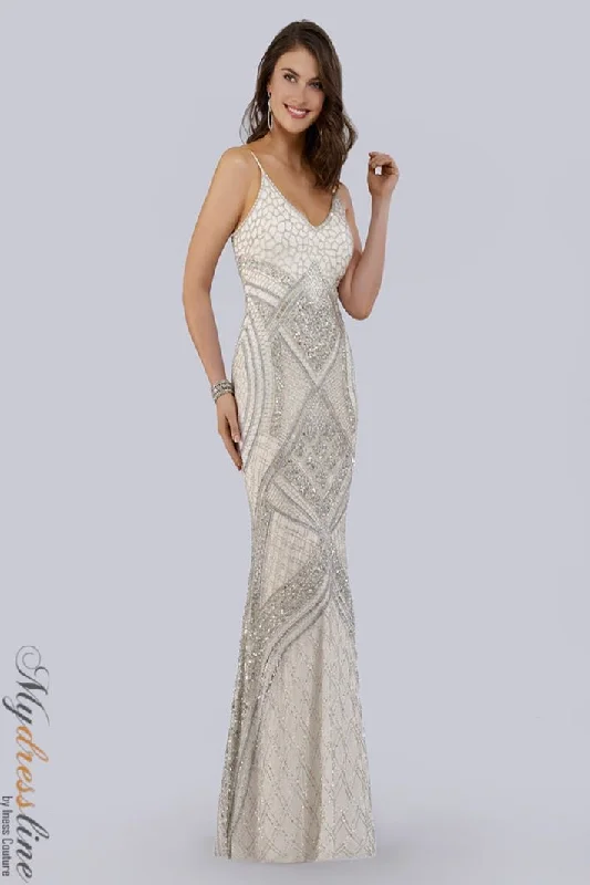 draped dressLara 51015