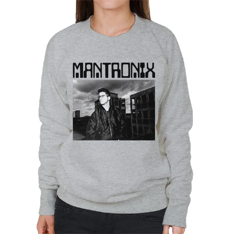 fitted workout sweatshirtMantronix Kurtis Shot Women's Sweatshirt