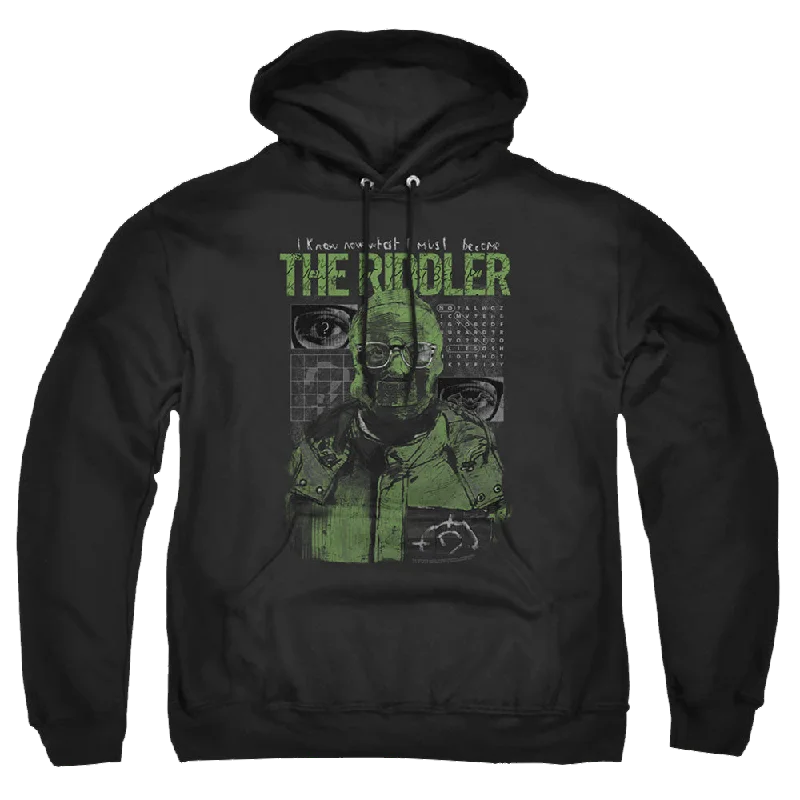 zip-up hoodie for gymThe Batman (2022) Riddler Illustration - Pullover Hoodie