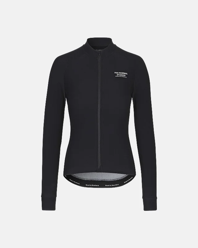 gym ready hoodieWomen's Mechanism Long Sleeve Jersey - Black