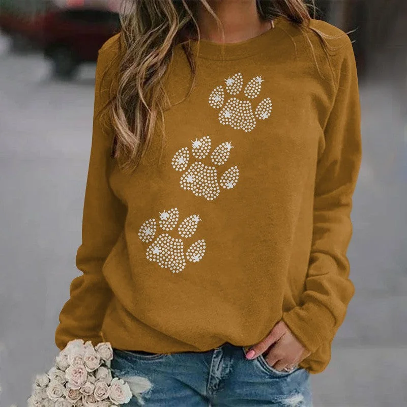 Price Rollback Women's Pullover Round Neck Irregular Sweater