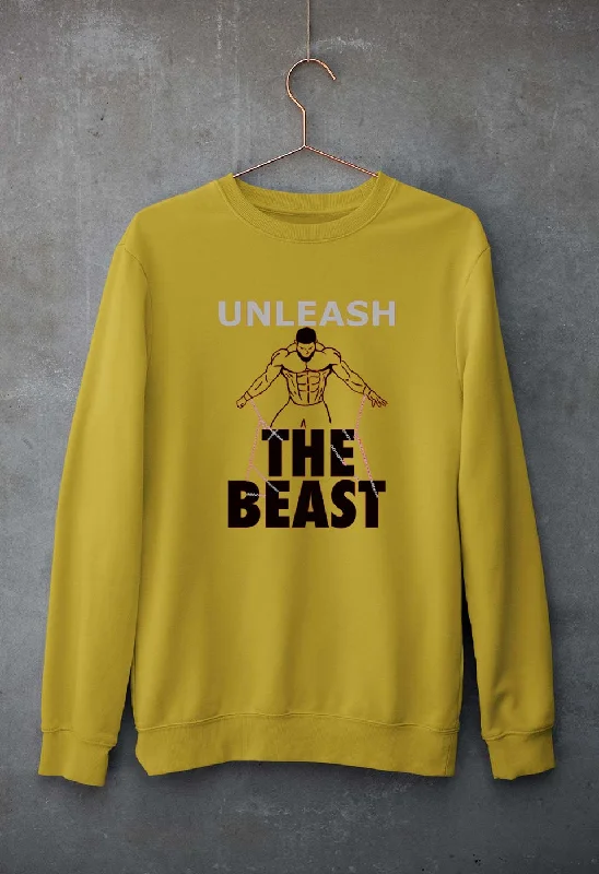 streetwear gym sweatshirtGym Beast Unisex Sweatshirt for Men/Women