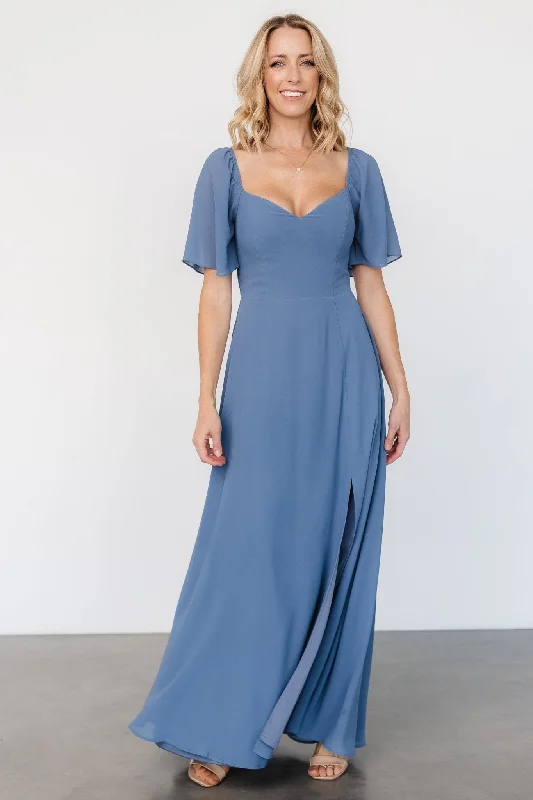 relaxed fit dressSierra Sweetheart Maxi Dress | Whisper Blue