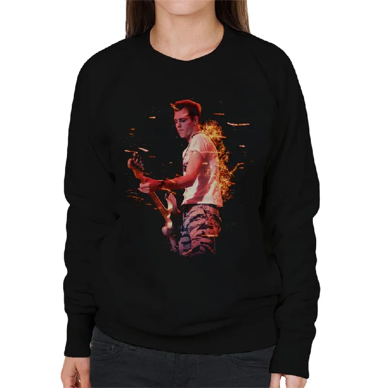 Low Prices TV Times The Clash Bass Player Paul Simonon Women's Sweatshirt