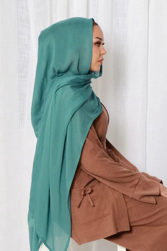 one-shoulder dressRima Modal Scarf- Dusty Teal