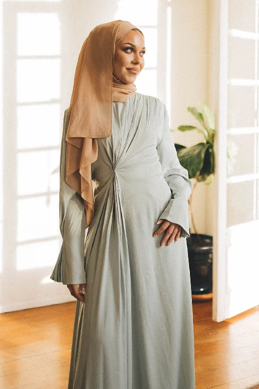 Crazy Savings Remas Pleat Maxi Dress- Aloe Mint