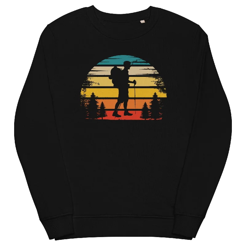 Friends and Family Sale Retro Sonne und Wandern - Unisex Premium Organic Sweatshirt