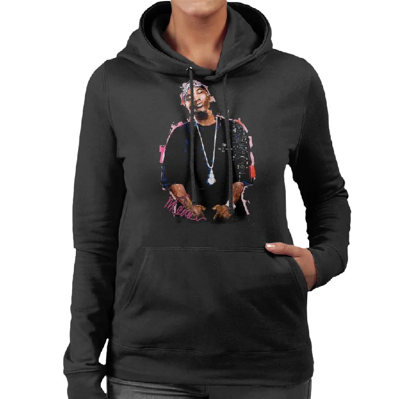 minimaSidney Maurer Original Portrait Of Young Jeezy Women's Hooded Sweatshirt