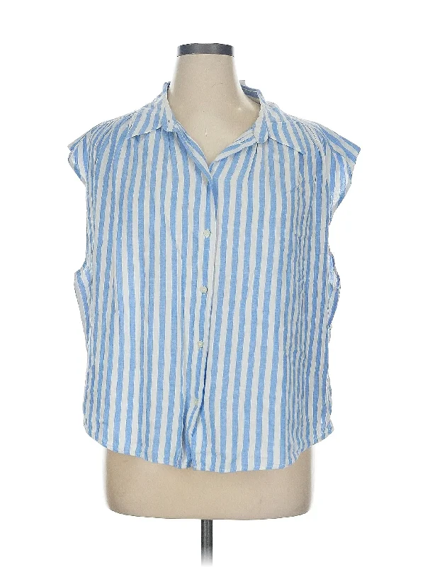 Deal of the Week Sleeveless Button Down Shirt