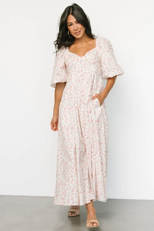 Markdowns Marguerite Maxi Dress | Cream Floral