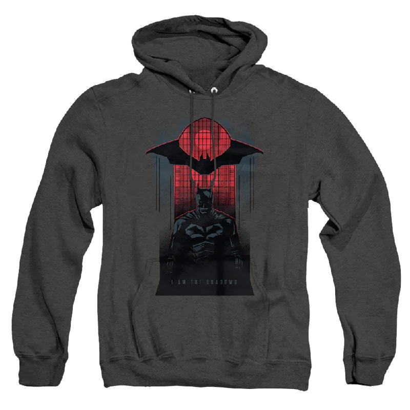 fashion hooded jacketThe Batman (2022) I Am The Shadows - Heather Pullover Hoodie