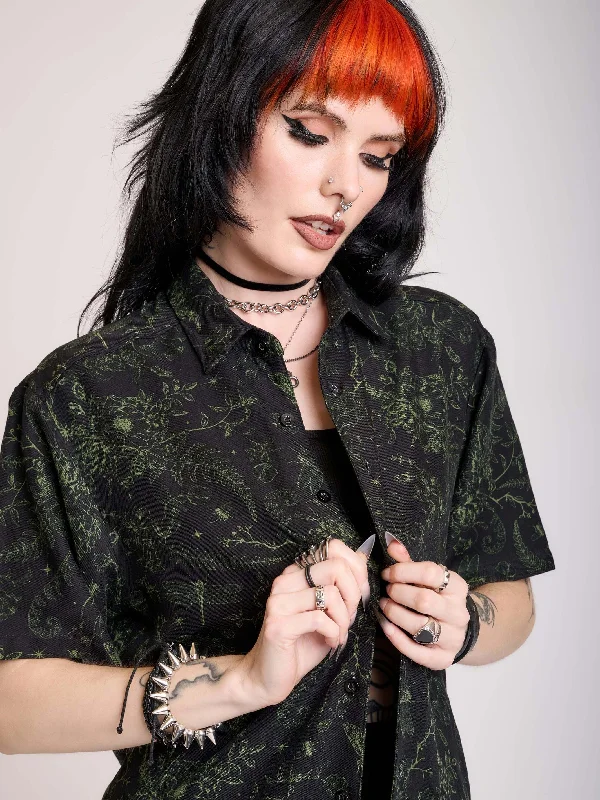 midi dressSwamp Witch Button Up