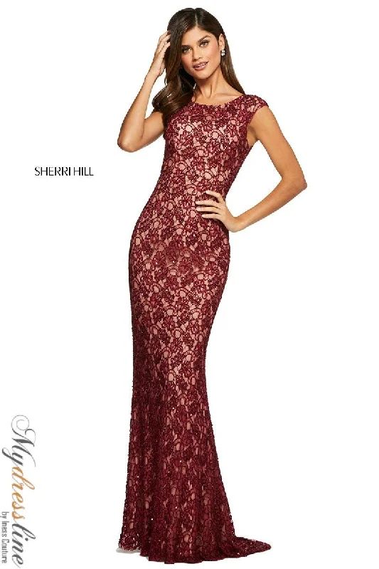 flowy dressSherri Hill 53446