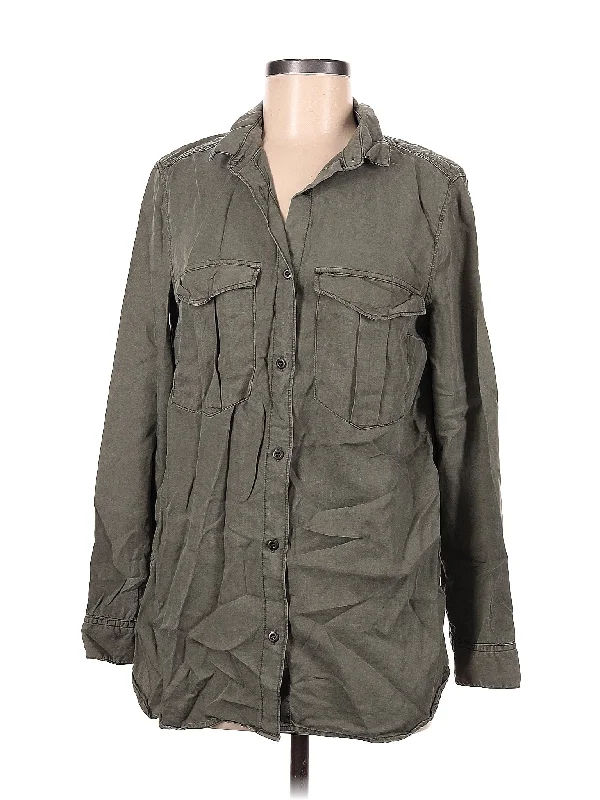 Deal Zone Long Sleeve Button Down Shirt