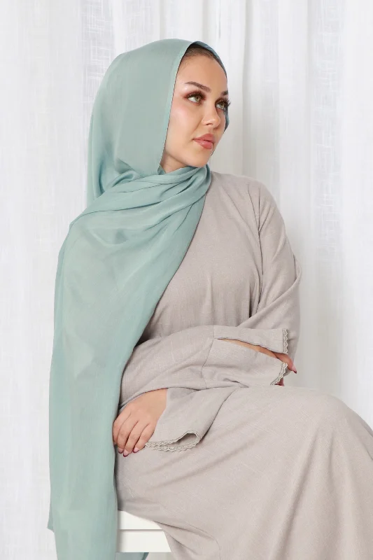 ruffle dressRima Modal Scarf- Mint