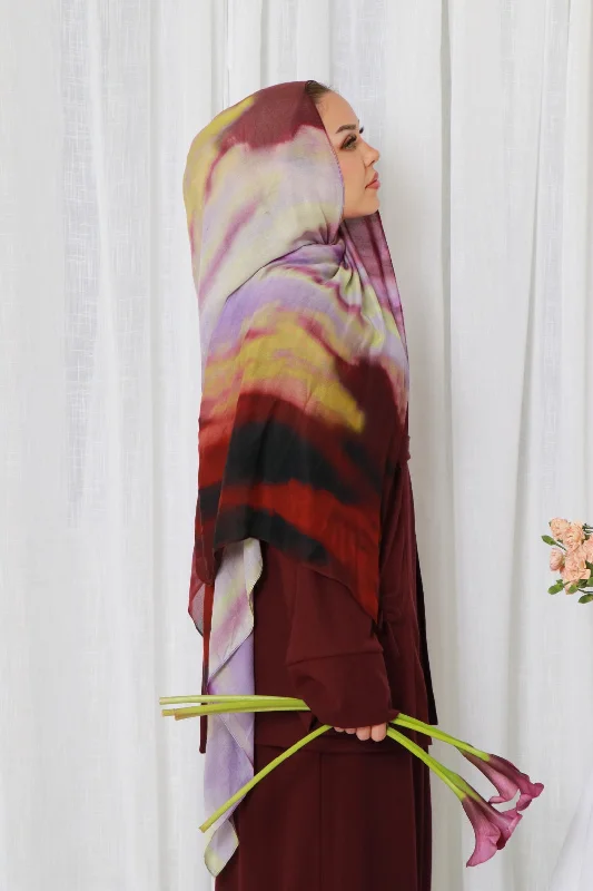 flowy maxi dressPrint Modal- Autumn Sunset