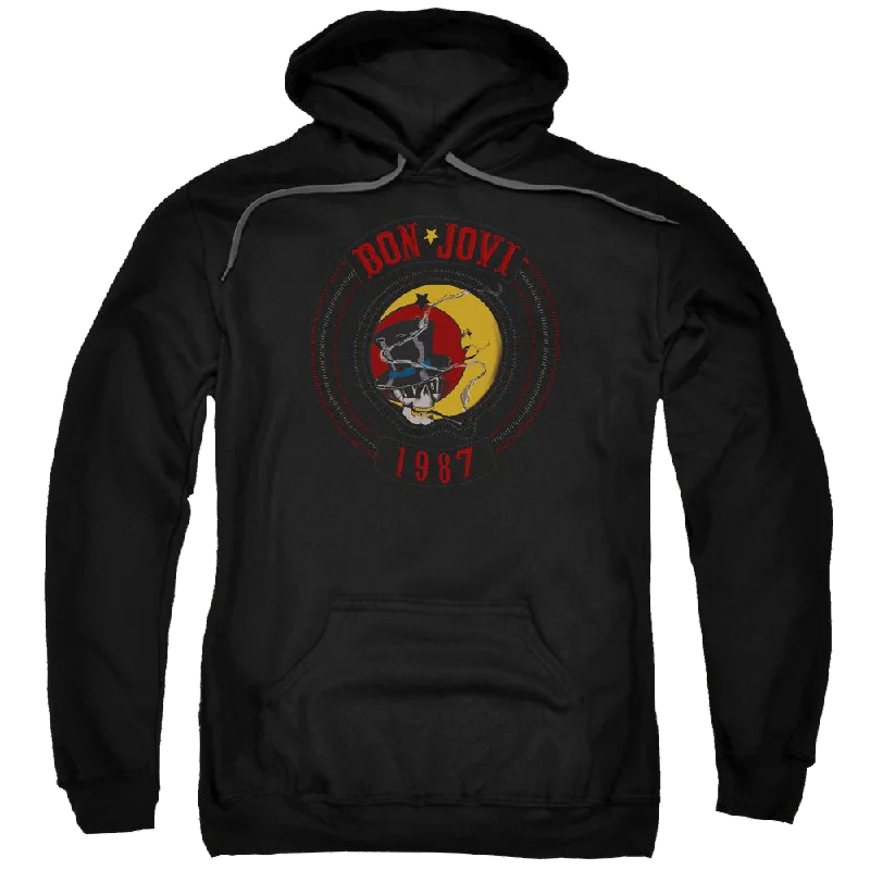 oversized hooded sweatshirtBon Jovi 1987 - Pullover Hoodie