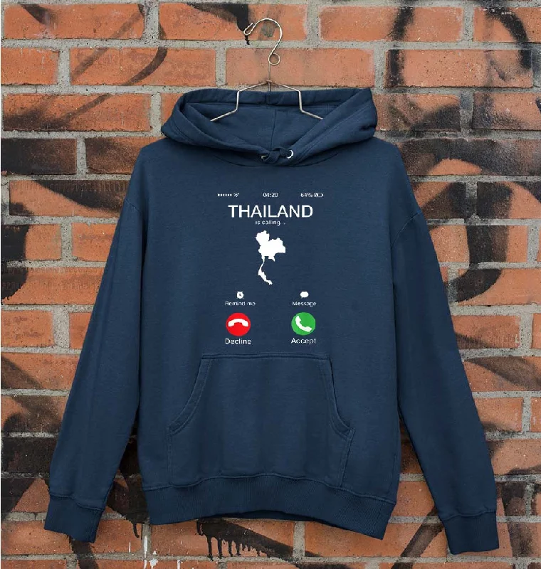 graphic hoodie with printThailand Calling Unisex Hoodie for Men/Women