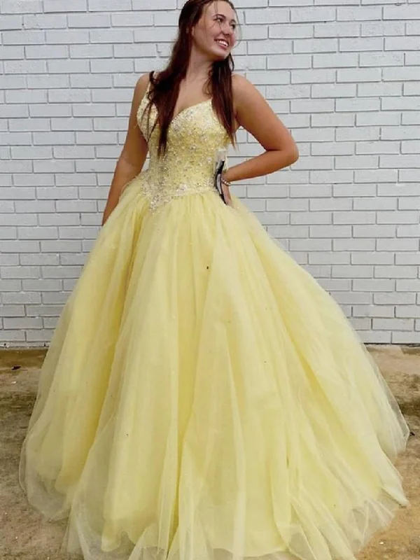 The Best Prices Gorgeous V Neck Beaded Yellow Long Prom Dresses, V Neck Yellow Formal Dresses, Yellow Evening Dresses,DS4448 The Best Prices Gorgeous V Neck Beaded Yellow Long Prom Dresses, V Neck Yellow Formal Dresses, Yellow Evening Dresses,DS4448