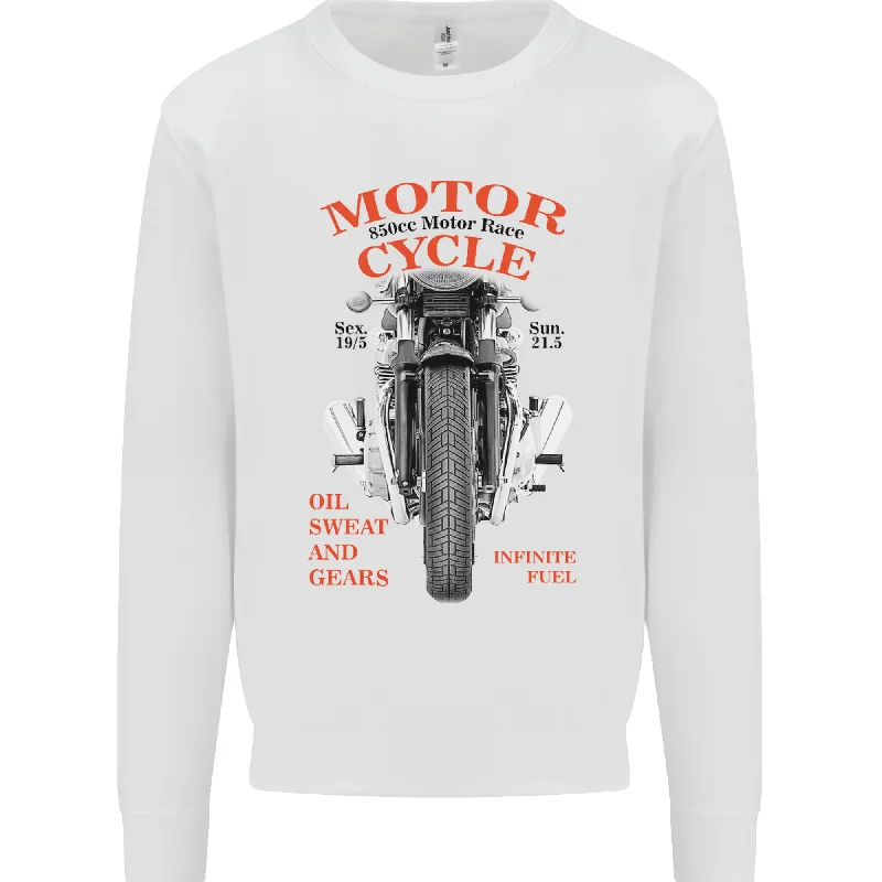 Year-End Clearance 850cc Motor Race Biker Motorcycle Motorbike Mens Sweatshirt Jumper