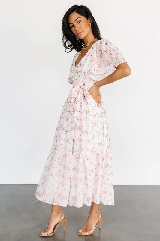 long sleeve dressIris Midi Dress | Blush Floral