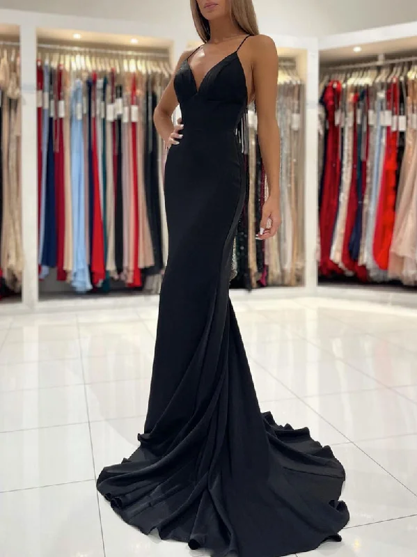 Doorbuster Deal Simple Black mermaid long prom dress, black evening dressSimple Black mermaid long prom dress, black evening dressSimple Black mermaid long prom dress, black evening dress SIMPLE BLACK MERMAID LONG PROM DRESS, BLACK EVENING DRESS,F04748