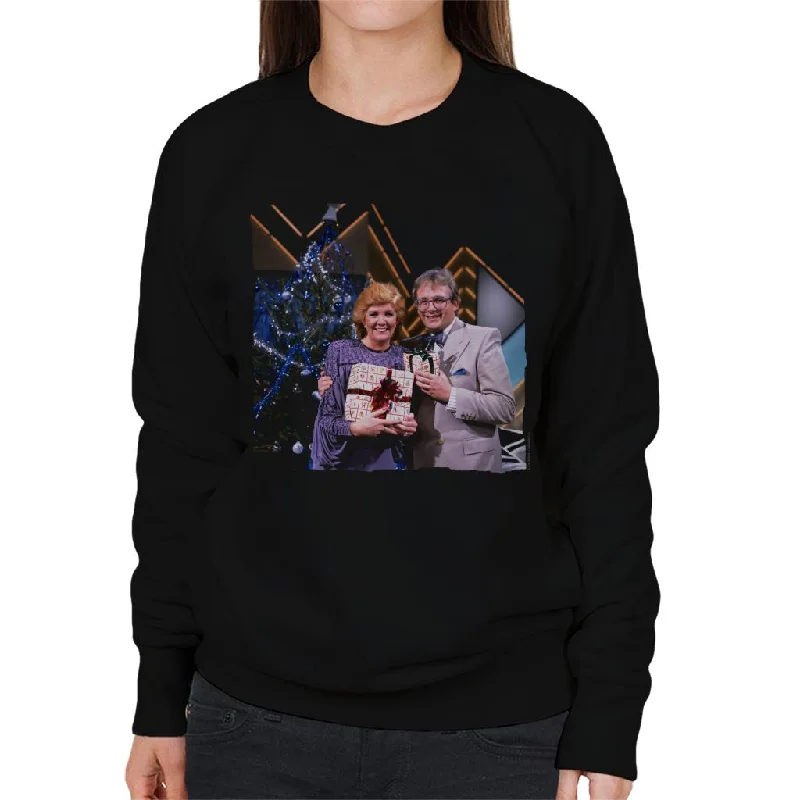 Deal Mania TV Times Cilla Black And Christopher Biggins Christmas 1984 Women's Sweatshirt