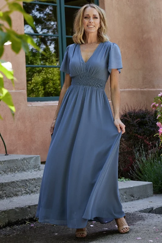 elegant maxi dressBirdie Maxi Dress | Whisper Blue