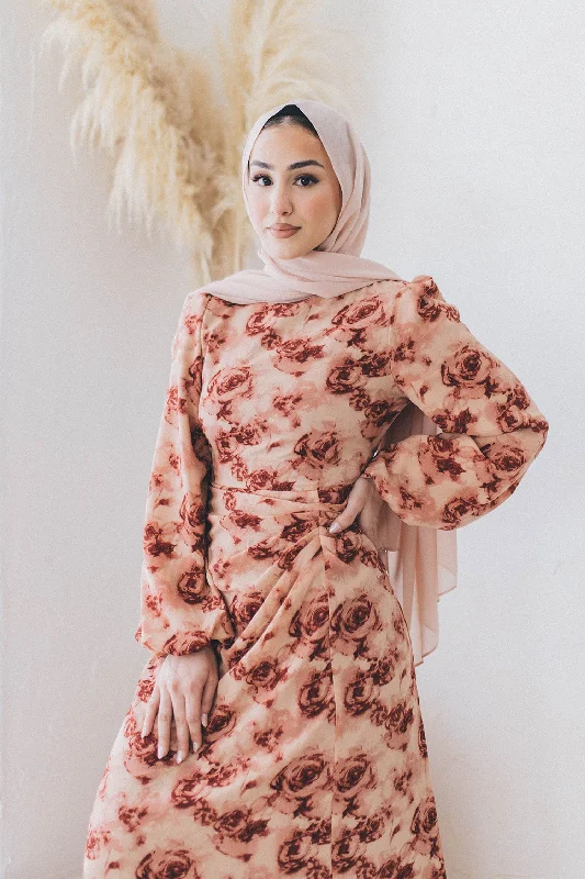 Reduced Prices Hailey Floral Dress- Pink