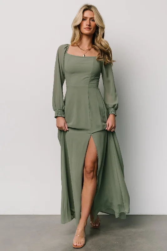 modern dressGiselle Maxi Dress | Eucalyptus