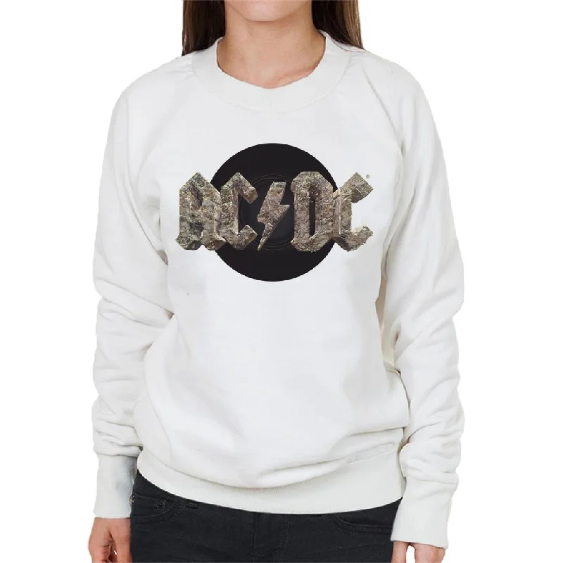 workout style hoodieAC/DC Rock Logo Women's Sweatshirt