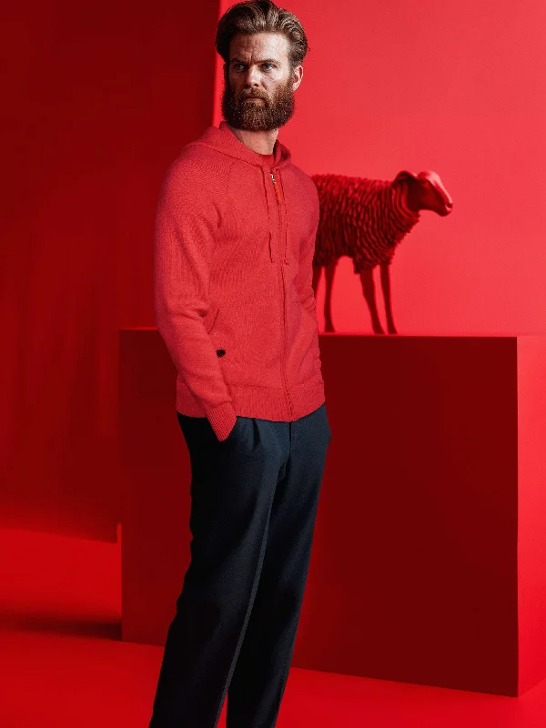 Members Only The Zip Hoodie 2.0 - Tomato Red