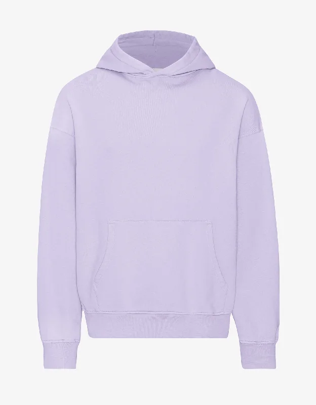 high-fashion hoodieOrganic Oversized Hood - Soft Lavender