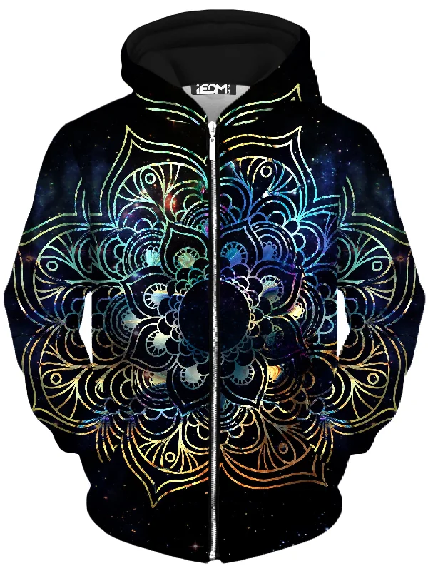 urban hoodieGalaxy Mandala Unisex Zip-Up Hoodie