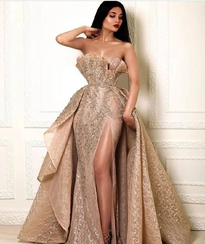 Today Only SEXY STRAPLESS SWING LONG EVENING DRESS,DS4442