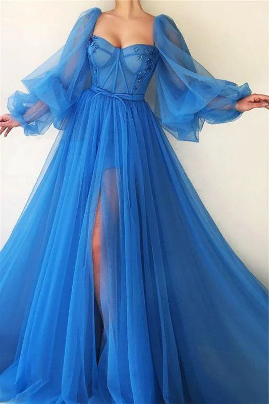 Unbeatable Prices Tulle Long evening dress Prom Dress,DS4637